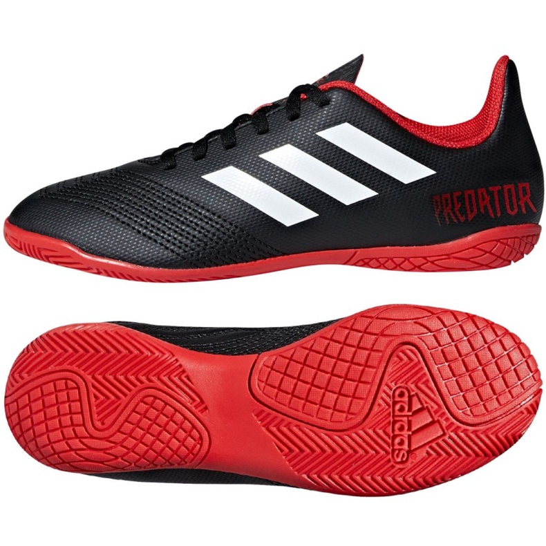 Scarpe da calcio Adidas Predator Tango 18.4 Tf Jr DB2335 nero nero