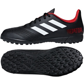 Scarpe da calcio Adidas Predator Tango 18.4 Tf Jr DB2338 nero nero