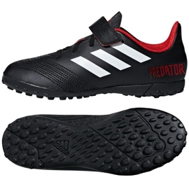 Scarpe da calcio Adidas Predator Tango 18.4 TF Jr DB2341 nero nero