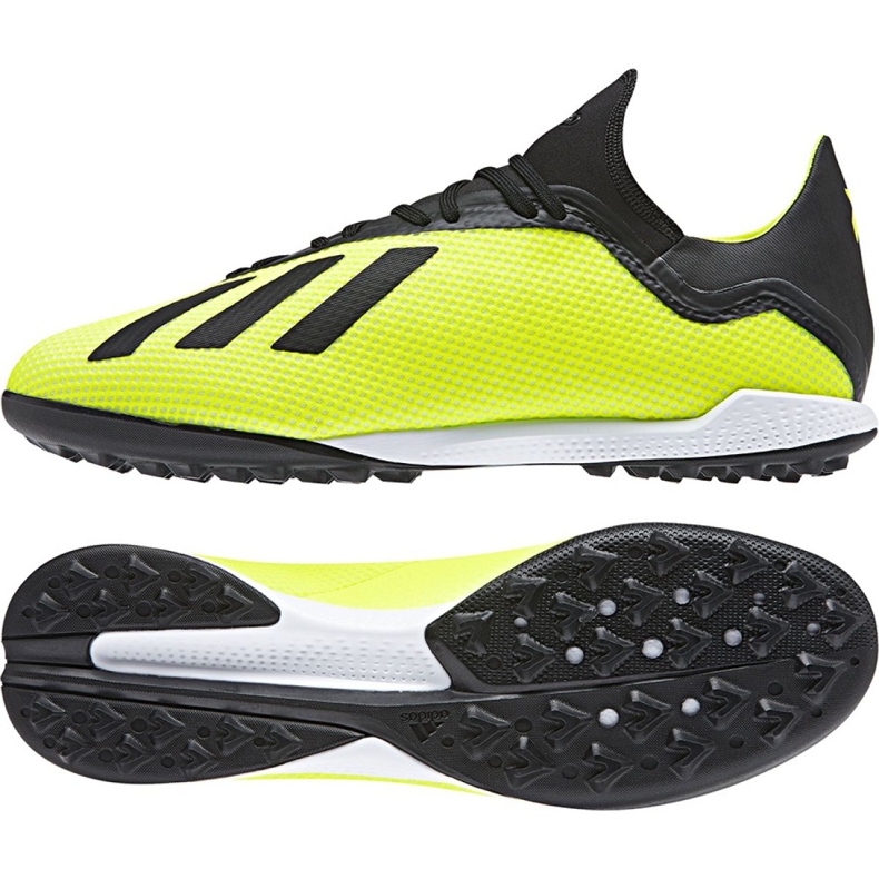 Scarpe da calcio Adidas X Tango 18.3 Tf M DB2475 multicolore giallo