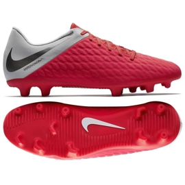 Nike Hypervenom Phantom 3 Club Fg 3 M AJ4145-600 scarpe da calcio rosso rosso