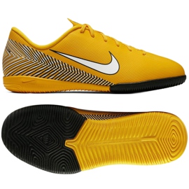 Scarpe indoor Nike Mercurial Vapor 12 Academy Neymar Ic Jr AO9474-710 giallo giallo