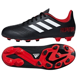Scarpe da calcio Adidas Predator 18.4 FxG J Jr DB2323 multicolore nero