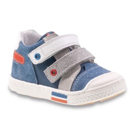 Scarpe per bambini Befado 170P004 bianco blu grigio rosso