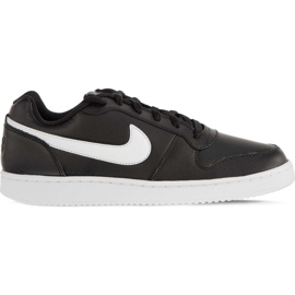Nike Ebernon Low 002 Black White bianca nero