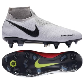 Scarpe da calcio Nike Phantom Vsn Elite Df Sg Pro Ac M AO3264-060 grigio d'argento