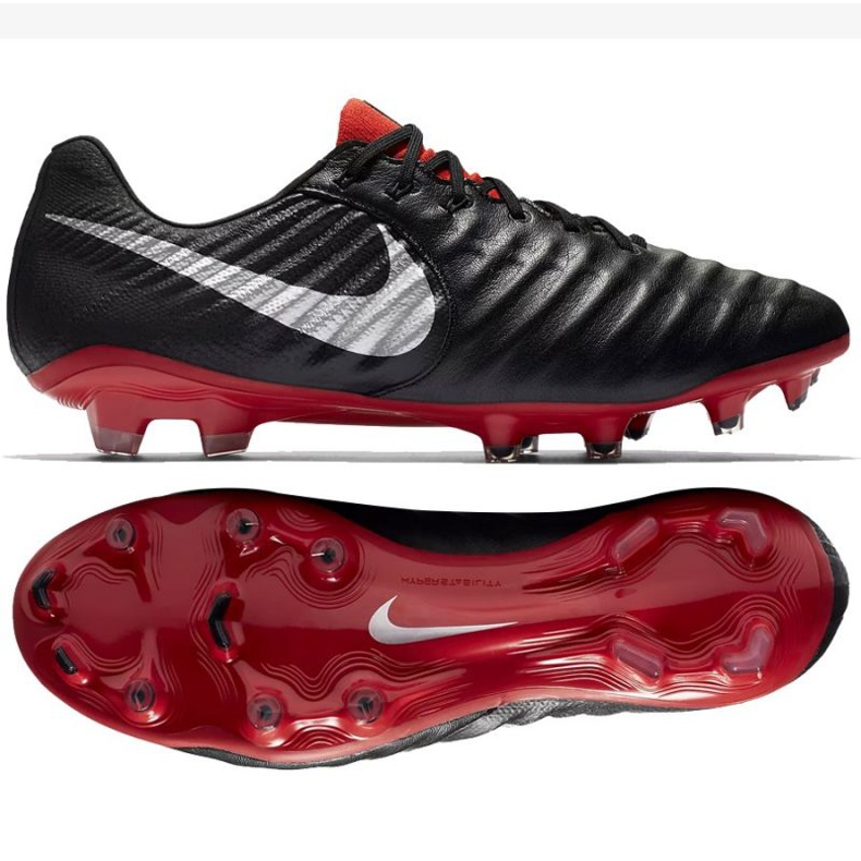 Nike Tiempo Legend 7 Elite Fg M AH7238-006 scarpe da calcio nero nero