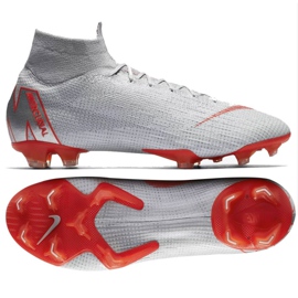Nike Mercurial Superfly 6 Elite Fg M AH7365-060 scarpe da calcio grigio rosso