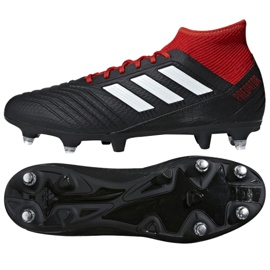 Scarpe da calcio Adidas Predator 18.3 Sg M BB7749 rosso nero