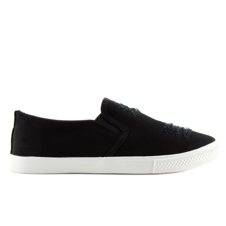 Sneakers slip-on nere BL126P Black nero