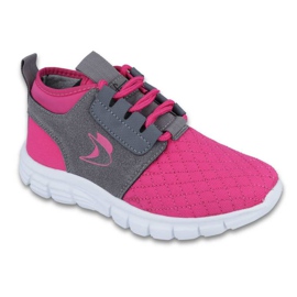 Scarpe per bambini Befado fino a 23 cm 516X033 grigio rosa