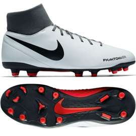 Nike Phantom Vsn Club Df Mg Jr AJ6959-060 scarpe da calcio bianca bianca