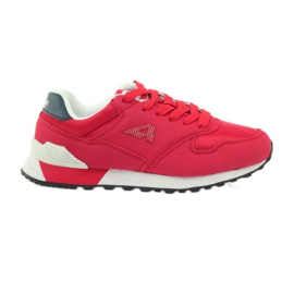 American Club Scarpe sportive americane ADI per bambini 1757 bianca rosso blu navy