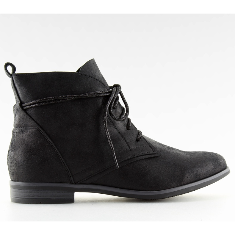Stivaletti neri stringati K-91 neri nero