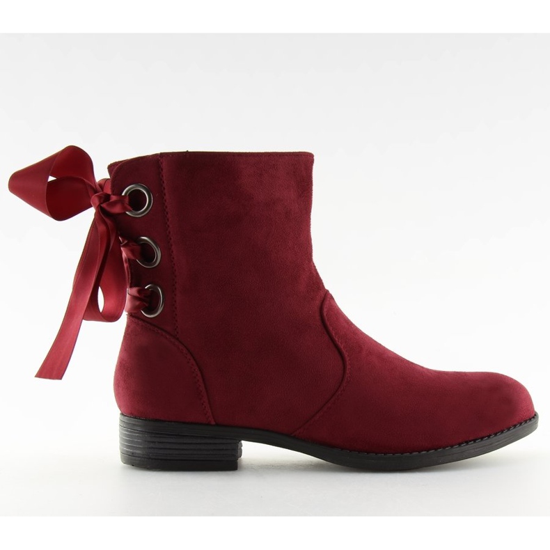 Stivaletti flat claret 3741 Vino rosso