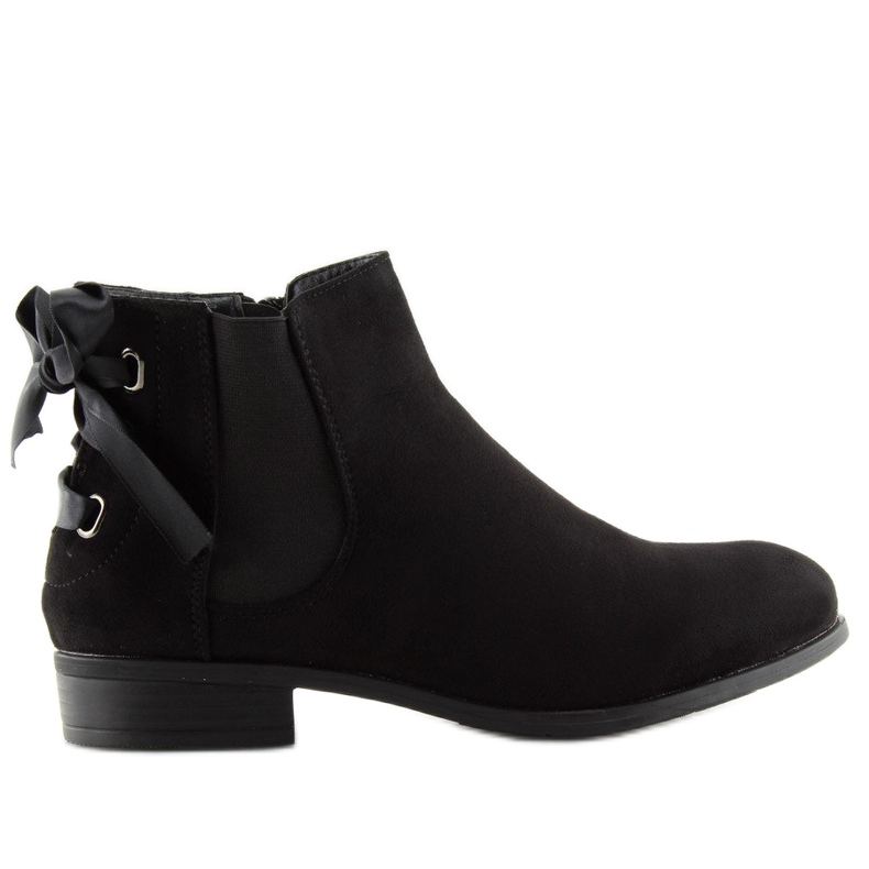 Stivaletti Chelsea neri da donna 3740 Black nero