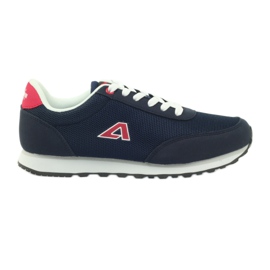 American Club Scarpe sportive da donna ADI americane 1756 blu navy rosso