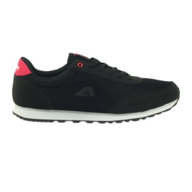 American Club ADI jogging sportivo americano 1756 nero rosso
