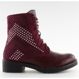 Stivali donna bordeaux claret FC-H65 Vino rosso