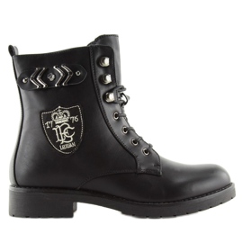 Stivali neri da donna stivali neri H950 Black nero