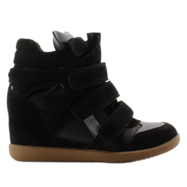 Sneakers in camoscio 6040 Nero