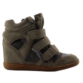 Sneakers in camoscio 6040 D. Grigio