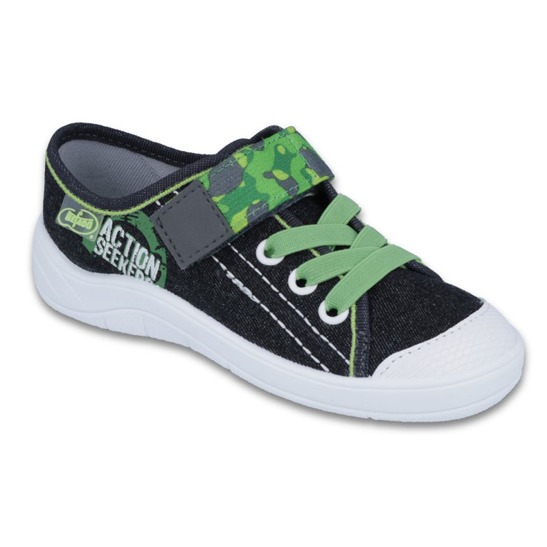 Scarpe per bambini Befado 251Y102 nero verde