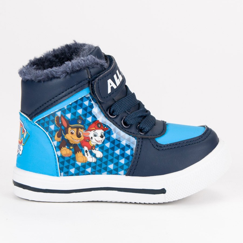 Stivali isolati per cani blu