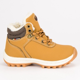 Ax Boxing Calzature invernali con cerniera giallo