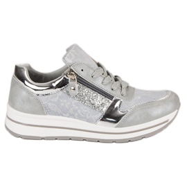 Kayla Sneaker da donna alla moda grigio