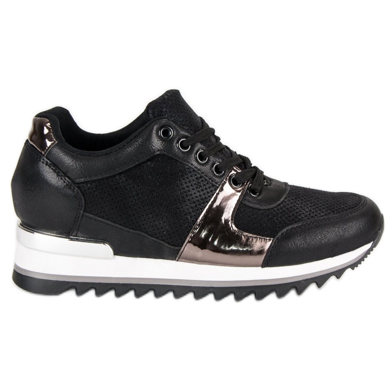 Scarpe sportive allacciate nero