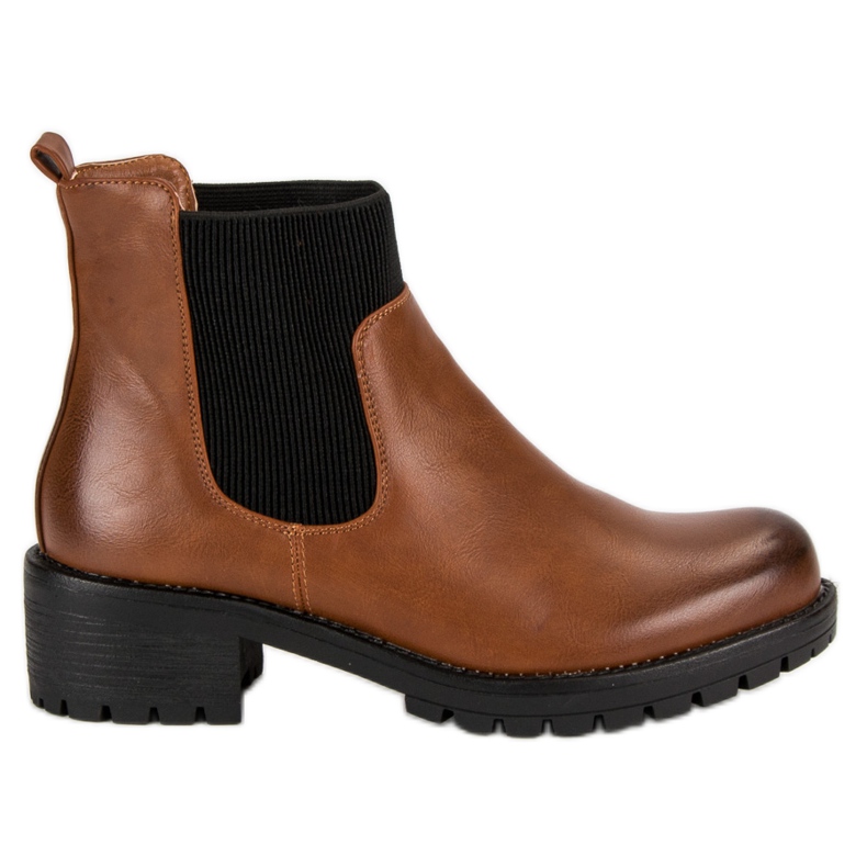Stivali Jodhpur alla moda di VINCEZA marrone