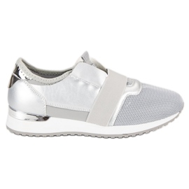 Scarpe sportive slip-on grigio
