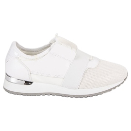 Scarpe sportive slip-on bianco