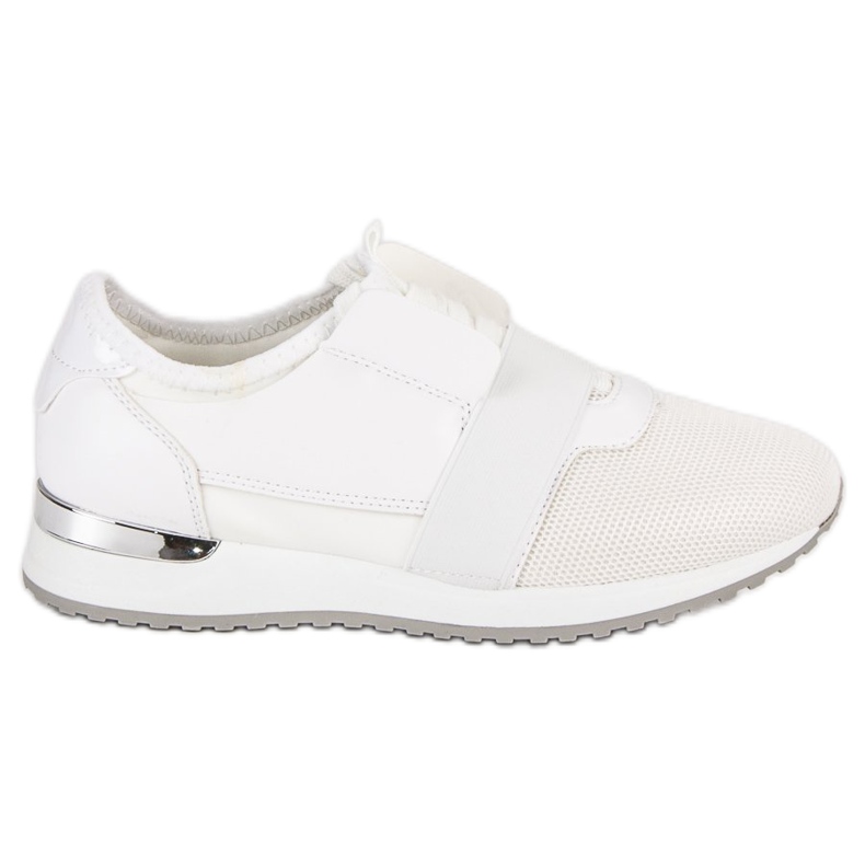 Scarpe sportive slip-on bianca