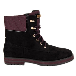 Lucky Shoes Lavoratori in camoscio nero