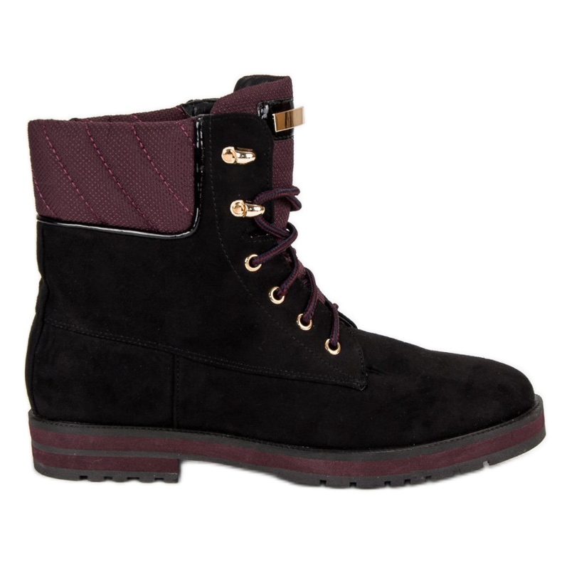 Lucky Shoes Lavoratori in camoscio nero
