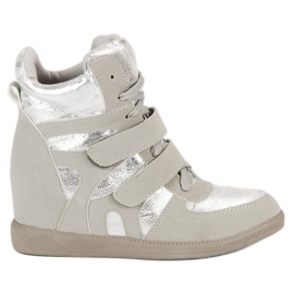 Sneakers lucide grigio
