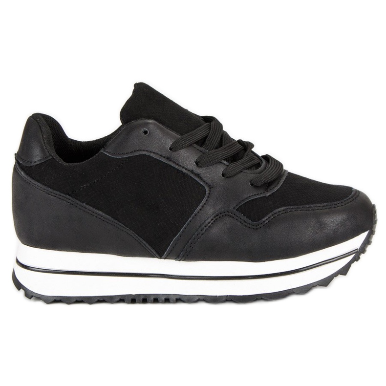 Marquiz Sneakers alla moda sulla piattaforma nero