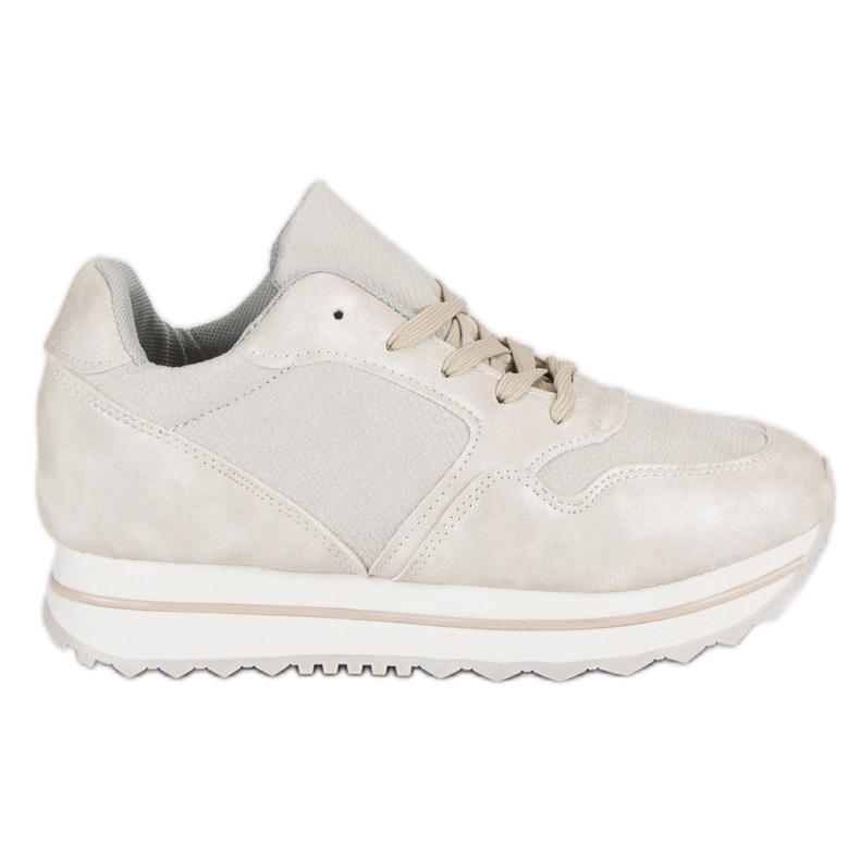 Marquiz Sneakers alla moda sulla piattaforma grigio