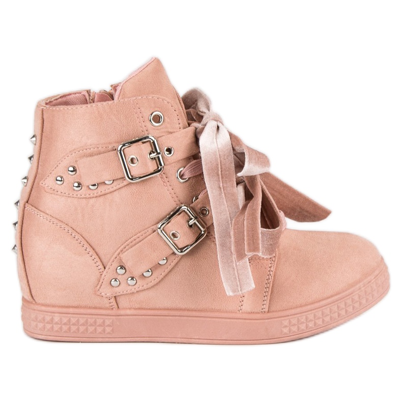 Super Me Sneakers rosa con fiocchi