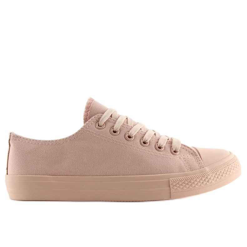 Sneakers donna monocolore rosa cipria NB176 Orangepink