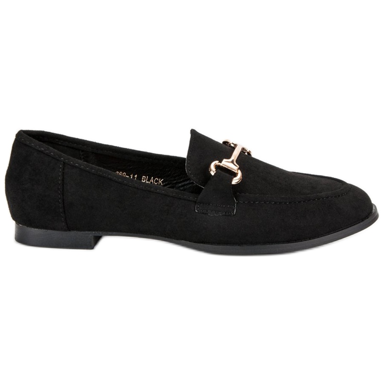 Mocassini slip-on scamosciati nero