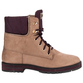 Lucky Shoes Lavoratori in camoscio marrone