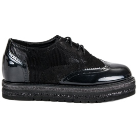 Lucky Shoes Scarpe laccate nere nero