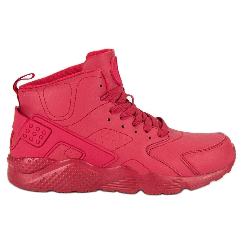 Scarpe rosse sopra la caviglia rosso