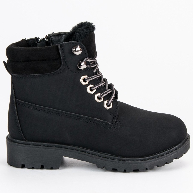 Pantaloni con cerniera per bambini nero