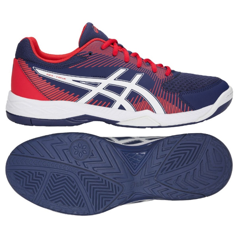 Scarpe da pallavolo Asics Gel Task M B704Y-400 blu navy blu navy