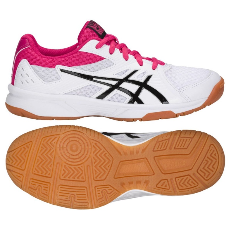 Asics Upcourt 3 W 1072A012-101 scarpe da pallavolo multicolore bianca