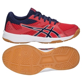 Asics Upcourt 3 Jr 1074A005-600 scarpe da pallavolo rosa rosa